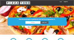 Desktop Screenshot of pizzatono.be